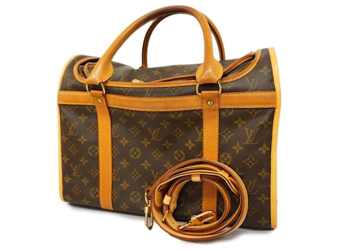 Louis Vuitton sac Chien Brown Cloth  ref.1145326