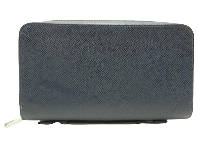 Louis Vuitton Zippy XL Blue Leather  ref.1145356