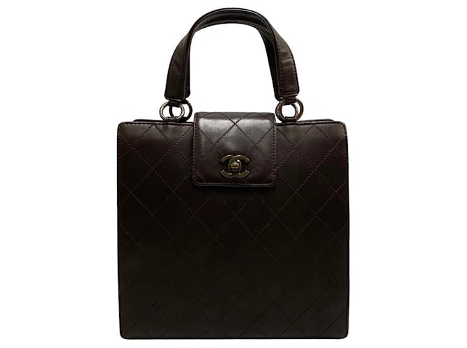 Timeless Chanel Matelassé Brown Leather  ref.1145399
