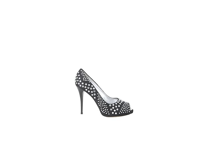 Giuseppe Zanotti Black heels Cloth  ref.1145459