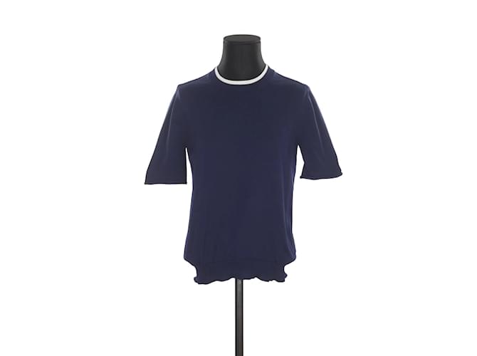 Louis Vuitton Navy top Navy blue Synthetic  ref.1145471