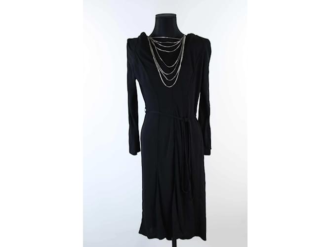 Thierry Mugler Robe noir Synthétique  ref.1145508