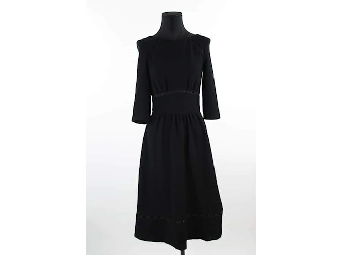 Bash Black dress Polyester  ref.1145540