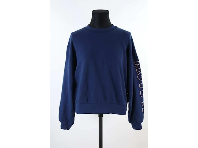 Mother Cotton sweatshirts Blue  ref.1145546