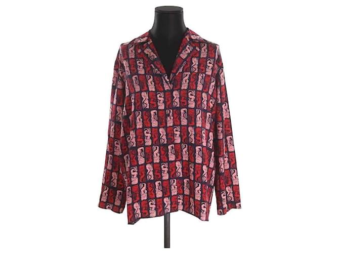 Kenzo Shirt Red Polyester  ref.1145565