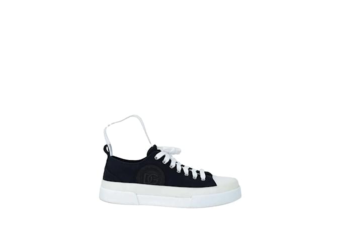 Dolce & Gabbana Black sneakers Cloth  ref.1145568