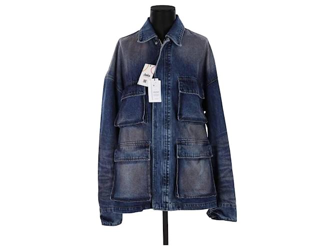 Autre Marque Cotton jacket Blue  ref.1145579