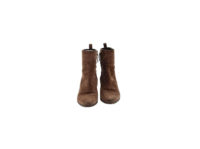 Pierre Hardy Leather boots Brown  ref.1145583