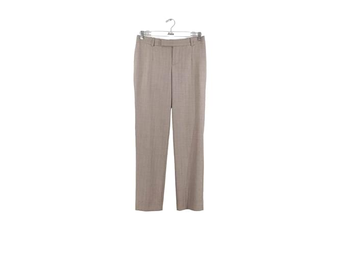 Chloé Pantalones ajustados de algodón Gris  ref.1145618