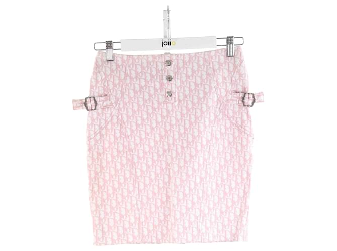 Dior Minigonna di cotone Rosa  ref.1145637