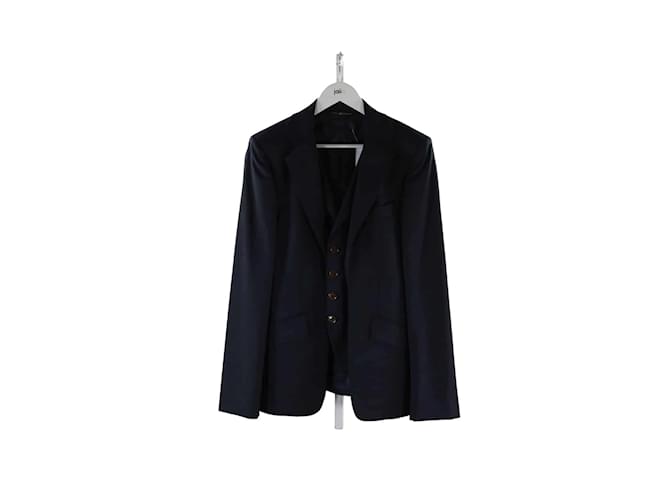 Vivienne Westwood Wool jacket Navy blue  ref.1145657