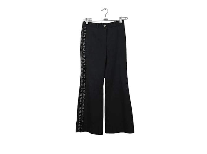 Chloé Slim-fit cotton jeans Black  ref.1145692