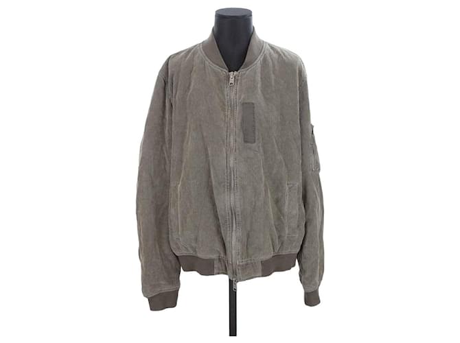 All Saints Cotton jacket Khaki  ref.1145695