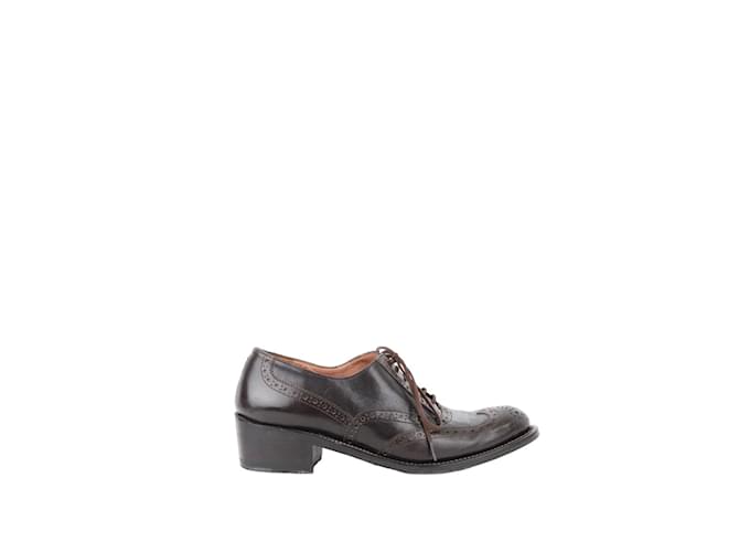 Robert Clergerie Chaussures à lacets en cuir Marron  ref.1145737