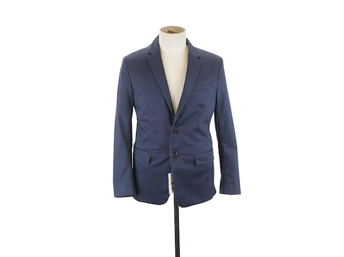 Burberry Baumwolljacke Blau Baumwolle  ref.1145759