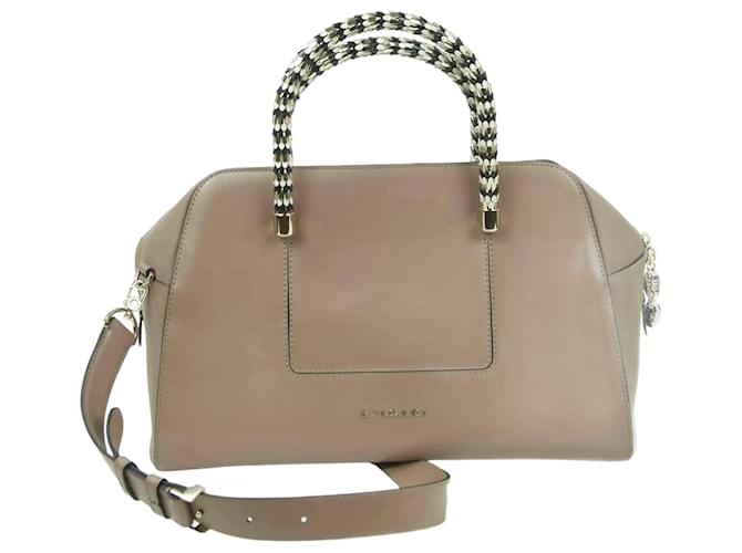 Bulgari Serpenti leather handbag Brown  ref.1145790