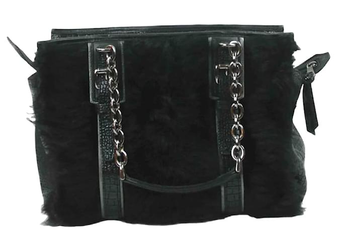 Longchamp Leather Handbag Black  ref.1145817