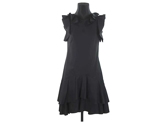 Paule Ka vestido de algodón Negro  ref.1145818