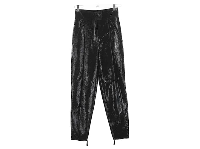 Armani Pantalones de cuero Negro  ref.1145831