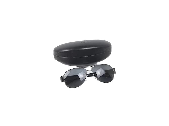 Prada Gafas De Sol Negras Negro Plástico  ref.1145851