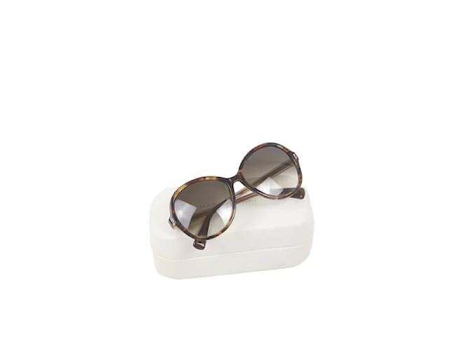 Marc Jacobs Óculos de sol castanhos Marrom Plástico  ref.1145858
