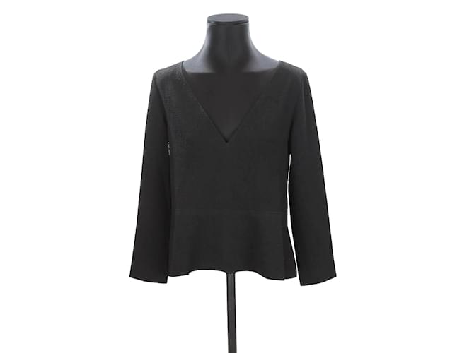 See by Chloé Wickelbluse Schwarz Polyester  ref.1145862