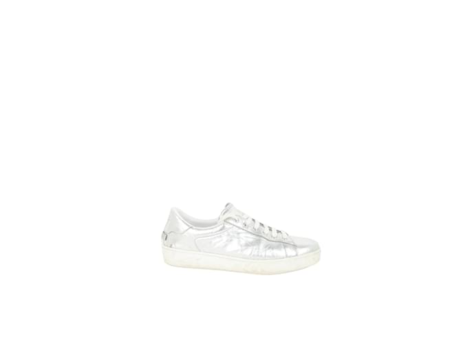 Dior Sneakers aus Leder Grau  ref.1145867