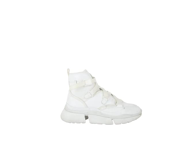 Chloé Sonnie leather sneakers White  ref.1145871