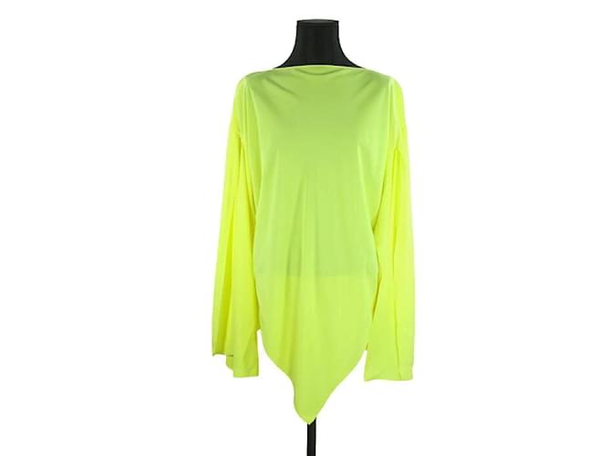 Balenciaga Blusa de seda Amarillo  ref.1145898