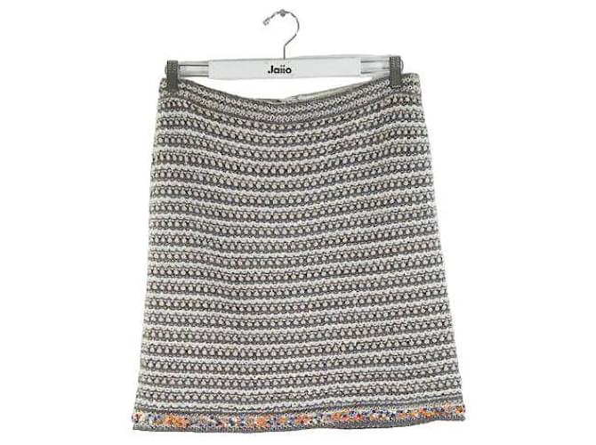 Chanel Mini jupe en laine Multicolore  ref.1145924