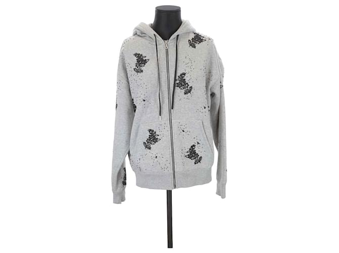 Sandro Cotton sweatshirt Grey  ref.1145971