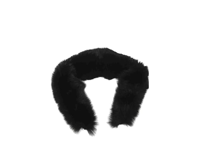 Sprung Frères Fur scarf Black  ref.1146012