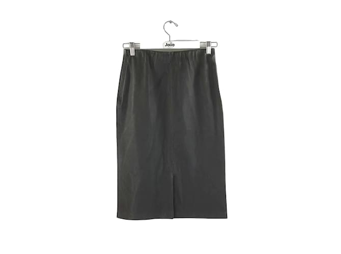 Gerard Darel Leather skirt Black  ref.1146034