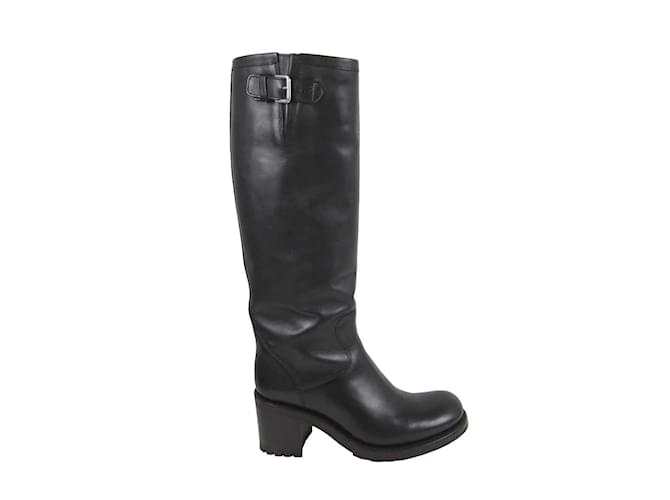 Free Lance Leather boots Black  ref.1146040