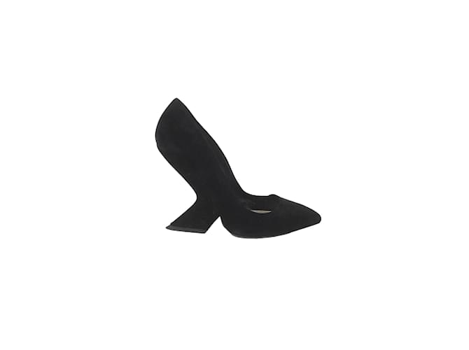 Dior velvet heels Black  ref.1146041