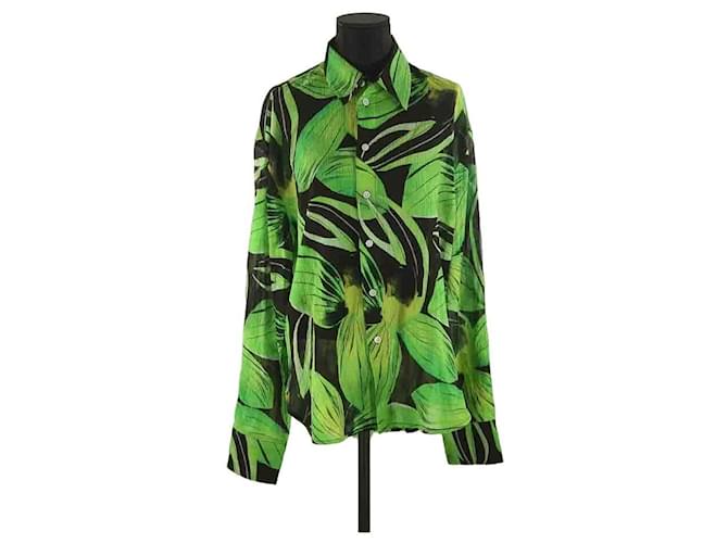 Autre Marque Chemise en coton Vert  ref.1146049