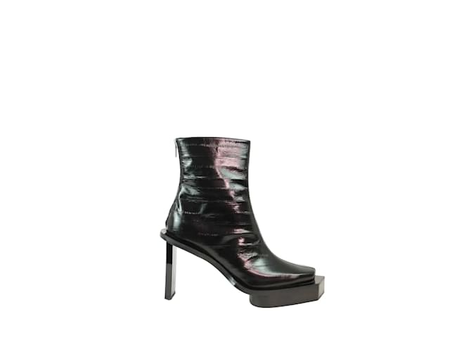 Autre Marque Leather boots Black  ref.1146087