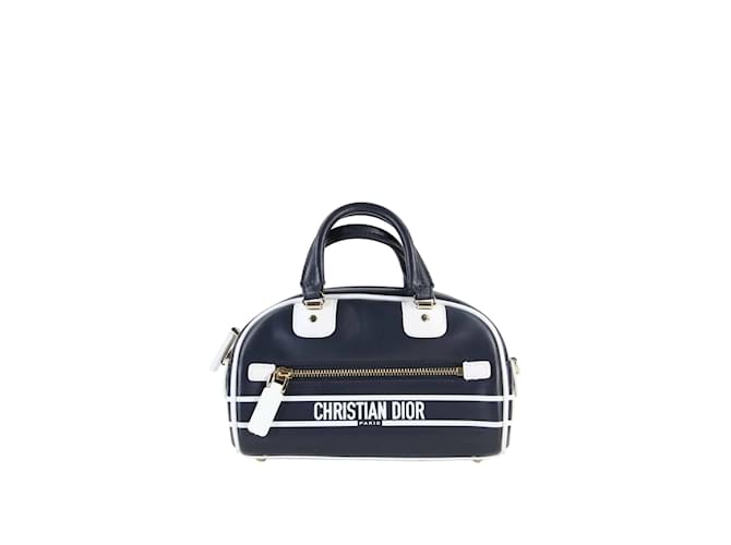 Dior Mini leather bowling bags Black  ref.1146088