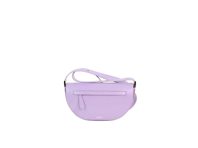 Burberry Olympia shoulder bag in purple leather