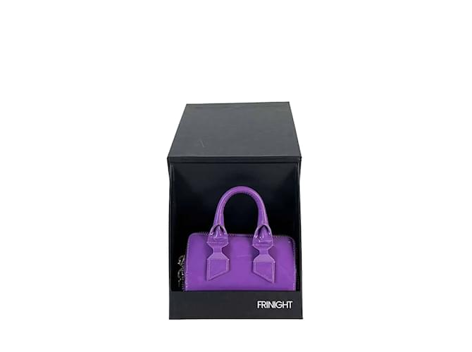 Attico Mini leather bags Purple  ref.1146103