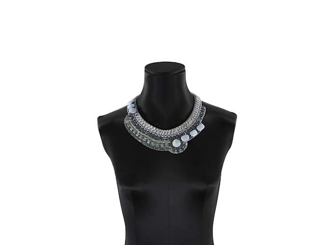 Barbara Bui Blue necklace Metal  ref.1146123