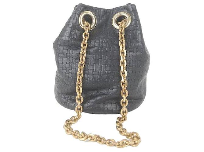 Delphine Delafon Leather shoulder bag Black  ref.1146151