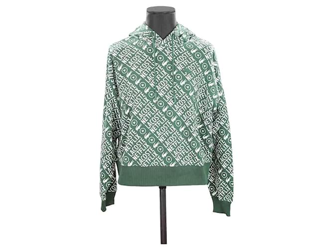 Lacoste Sweatshirt en coton Vert  ref.1146168