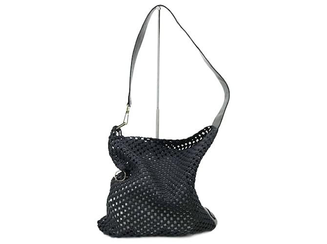 Gucci Crochet handbag Black Cloth  ref.1146209