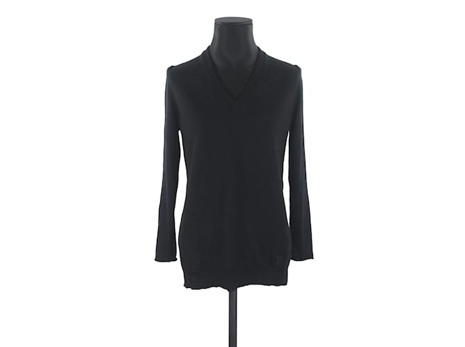 Louis Vuitton tejido de lana Negro  ref.1146214