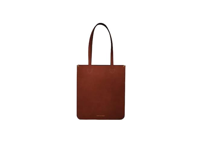Autre Marque Leather Handbag Brown  ref.1146220
