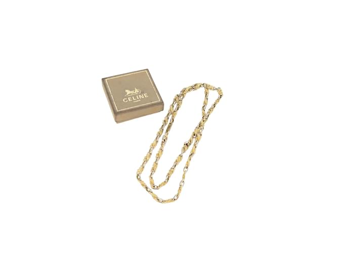 Céline colar de ouro-tom Dourado Metal  ref.1146231