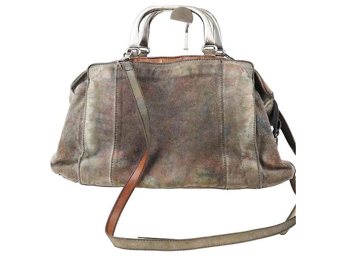Autre Marque Borsa in scamosciato Multicolore