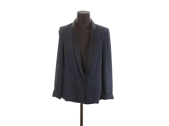 Bash Jacke Blau Viskose  ref.1146264