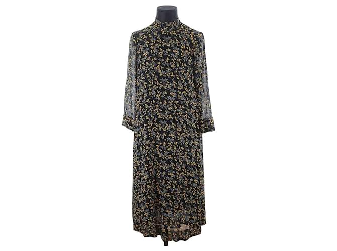Ganni Silk dress Multiple colors  ref.1146268